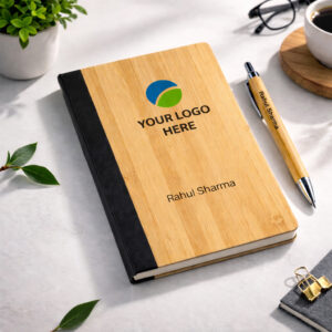 Bamboo Diary & Pen Set