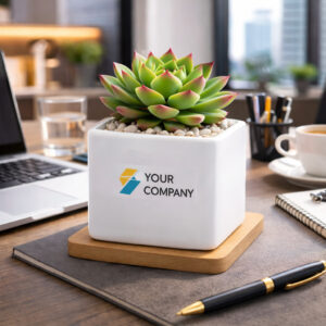 Kamal Succulent Desk Planter